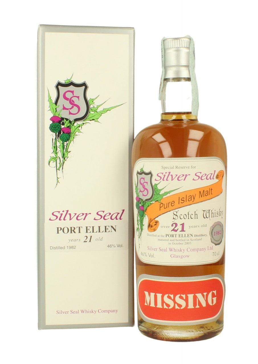 Whisky Antique reference photo: Silver Seal Port Ellen 1982/2003, 21 years, 46%, with box.