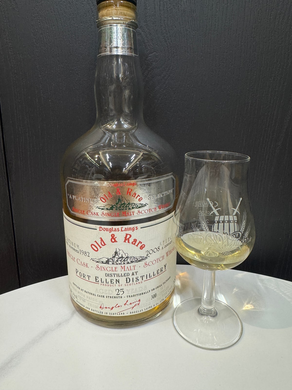 Douglas Laing Old & Rare Port Ellen 1982/2008, supplied foreground bottle photograph