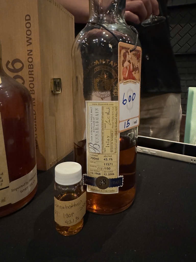 Client photo: Duncan Taylor Bunnahabhain 1968; bottle view.