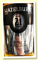 Illustrative image · Illustrative bottle photo: Hazelburn. Representative of the reviewed product line; the exact reviewed release is not confirmed by this image. Source: Whiskyfun / Angus MacRaild.