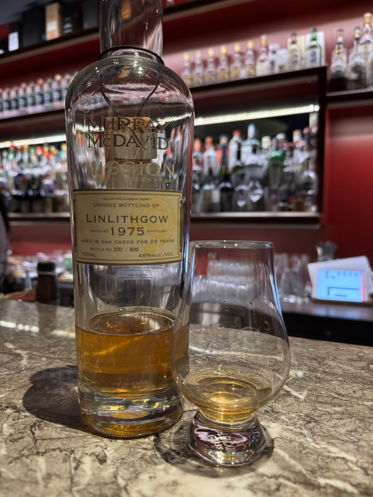Illustrative image · Illustrative bottle photo: Linlithgow Selection Number Four. Representative of the reviewed product line; the exact reviewed release is not confirmed by this image.