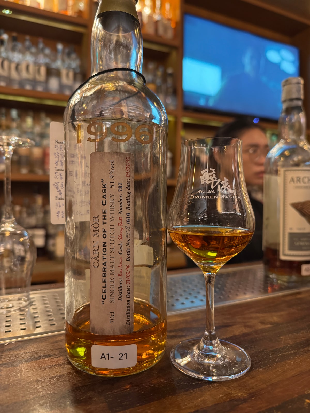 Client-supplied bottle photo of Morrison & Mackay Carn Mor Ben Nevis 1996 2015 51,9% Cask 787