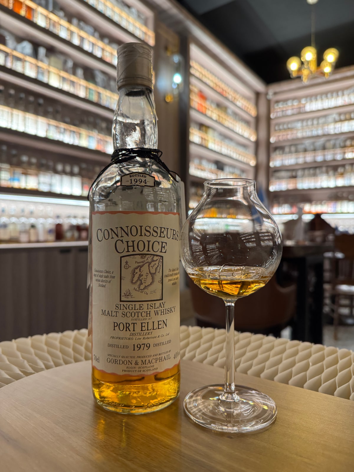 Gordon & Macphail Port Ellen 1979 1994 40% — bottle label