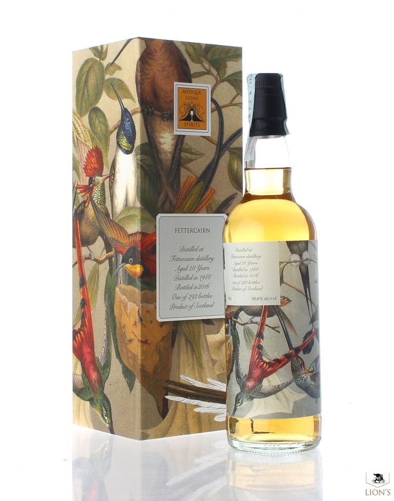 Internet reference photograph of ALOS Fettercairn 1988 28yo 50,6%; source: Lion’s Whisky