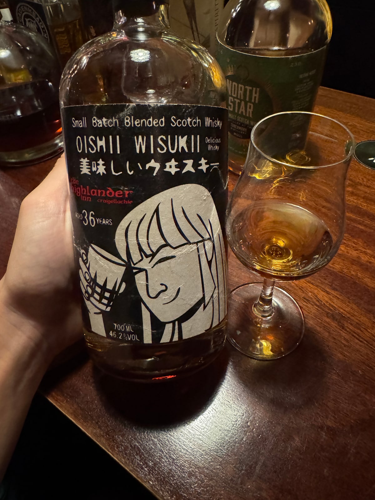 Oisgii Wisukii 36 Years Old 46,2% — bottle label
