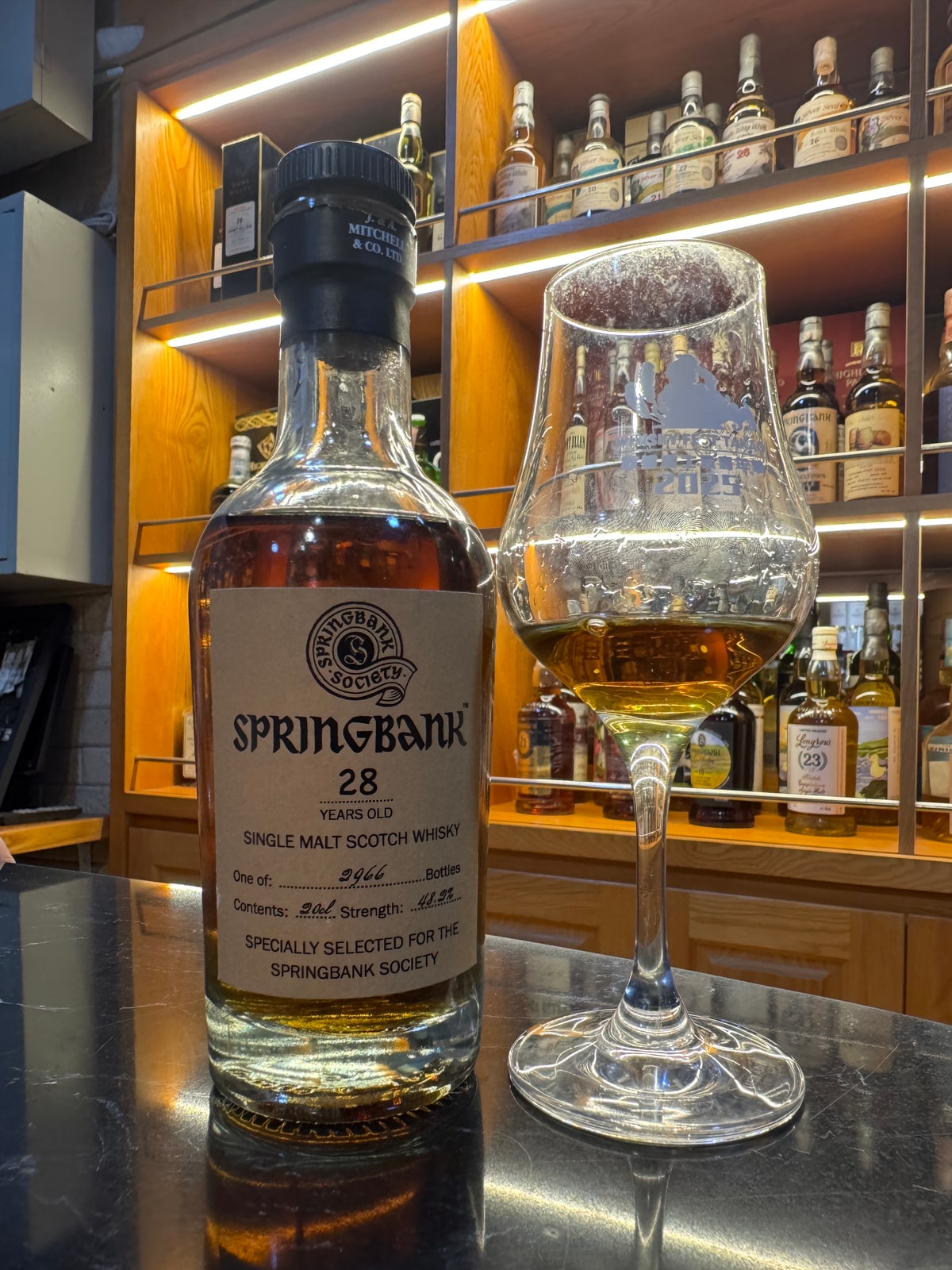 Illustrative image · Illustrative bottle photo: Springbank Society. Representative of the reviewed product line; the exact reviewed release is not confirmed by this image.
