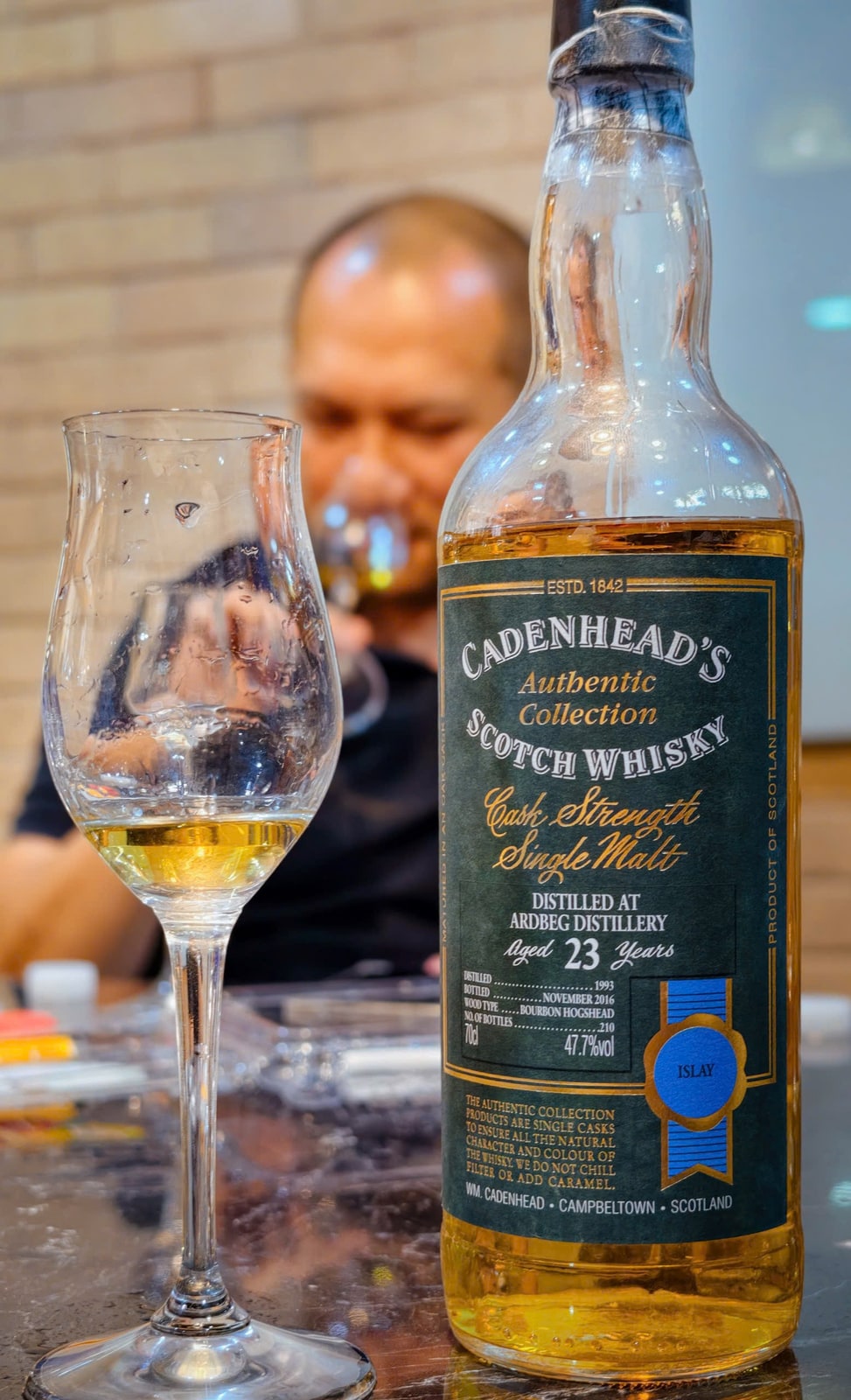 Cadenhead Ardbeg 1993 2016 23 Years Old 47,7% — bottle label