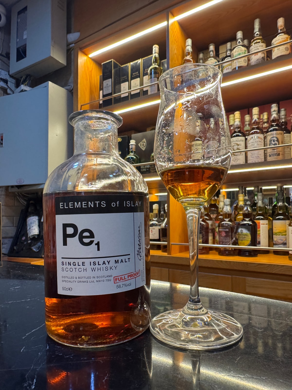 Client-supplied bottle photo of Specialty Drinks Port Ellen Pe1