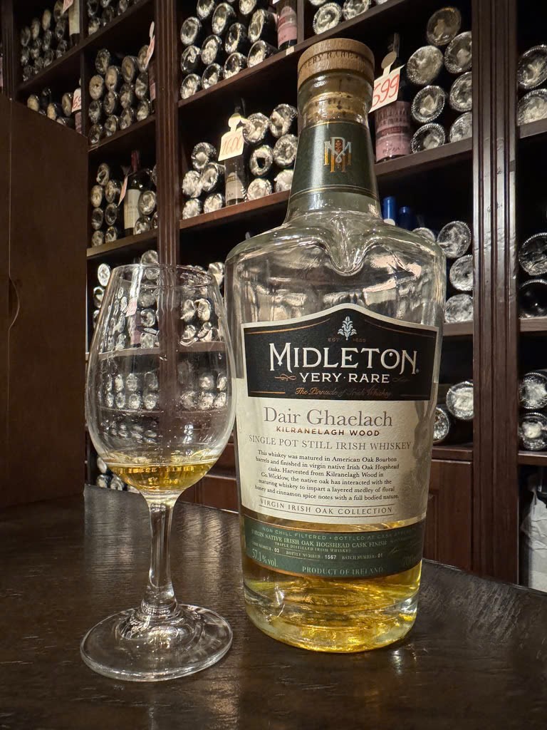 Client photo: Midleton Dair Ghaelach; bottle view.