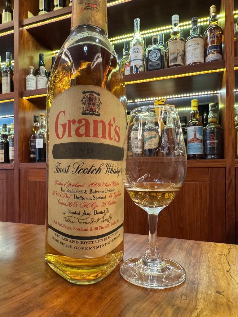 Client photo: Grant’s; bottle view.