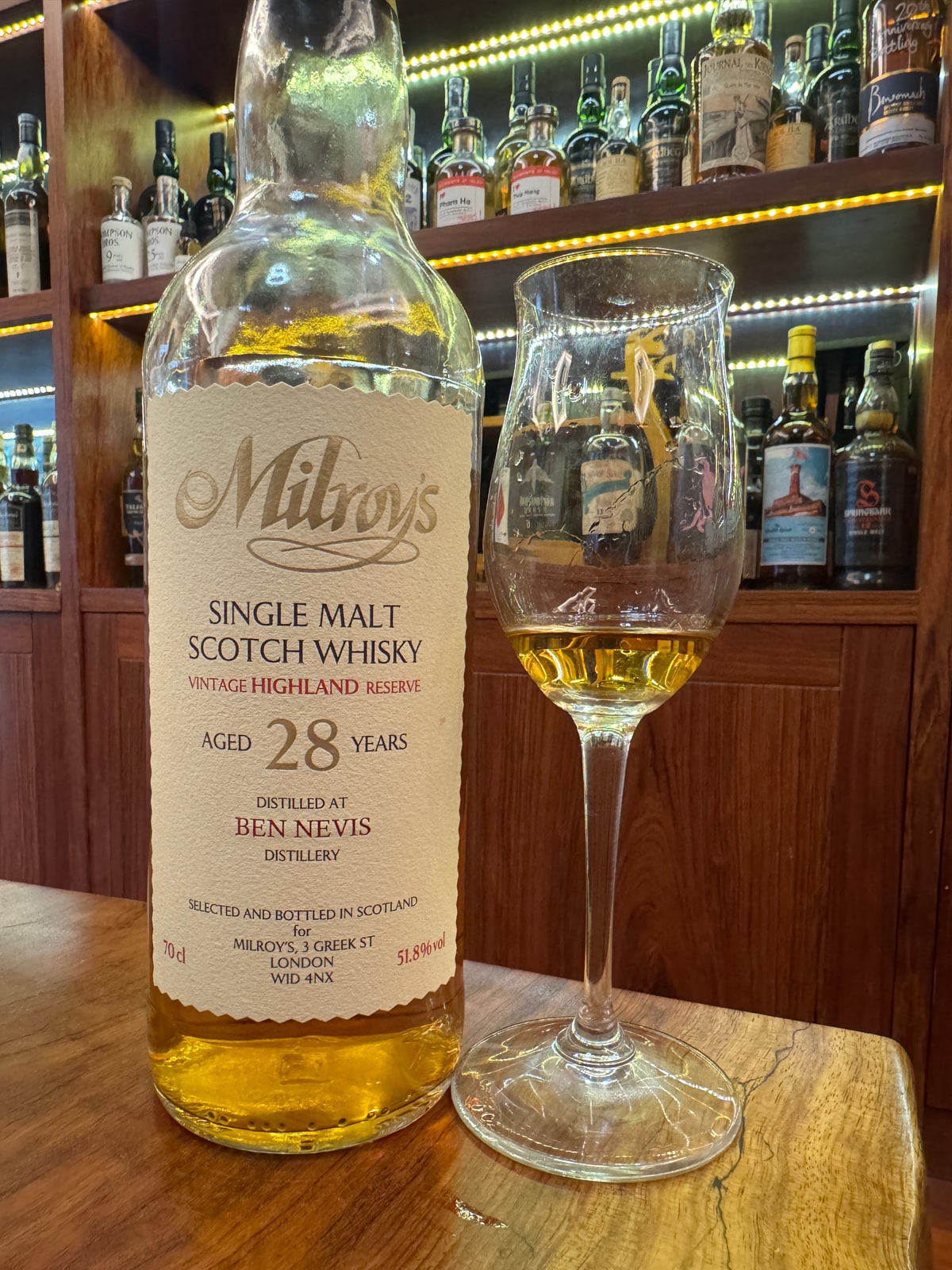 Illustrative image · Illustrative bottle photo: Ben Nevis Vintage Highland Reserve. Representative of the reviewed product line; the exact reviewed release is not confirmed by this image.