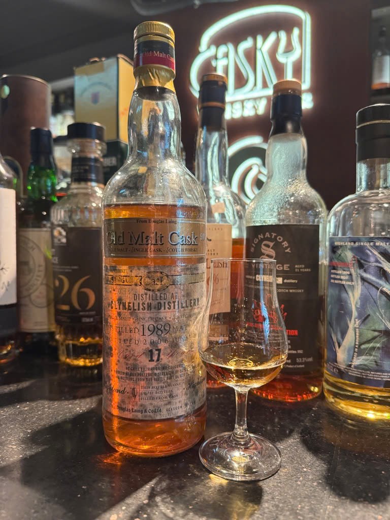 Client photo: Old Malt Cask Clynelish 1989, 17 years; bottle view.