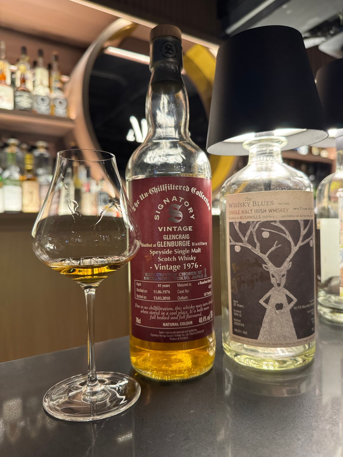 Signatory Vintage  Glencraig 1976 41 Years Old 40,4% — foreground bottle label