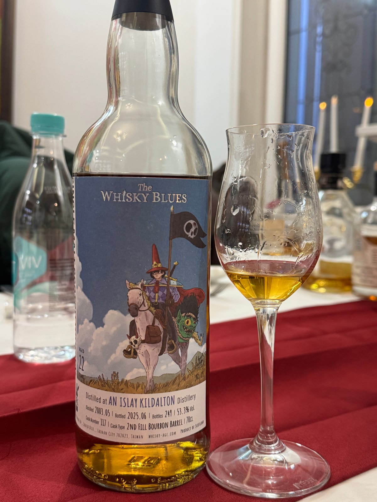 Client photograph of Whisky Age Kildalton (Ardbeg) 2003 2025 22 Years Old 53,3% Cask 117.