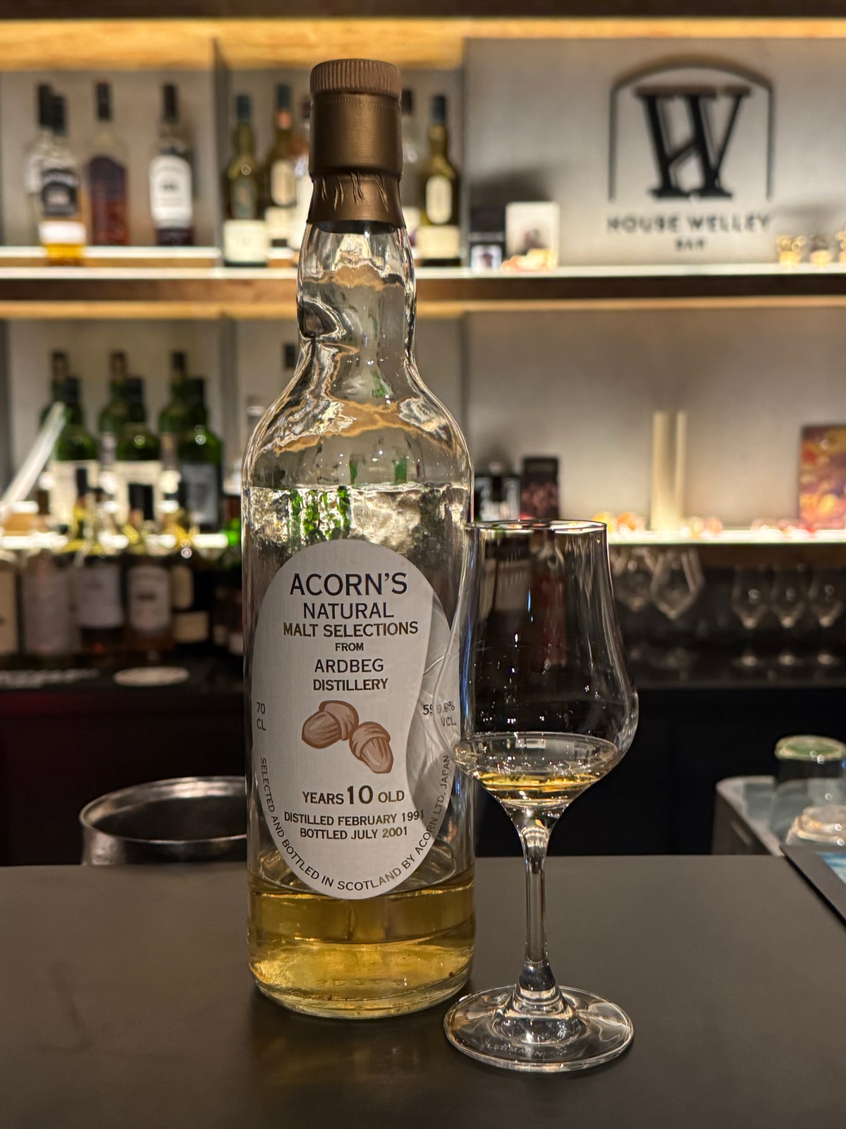 Acorn’s Ardbeg 1991 2001 10 Years Old 59,9% — bottle label