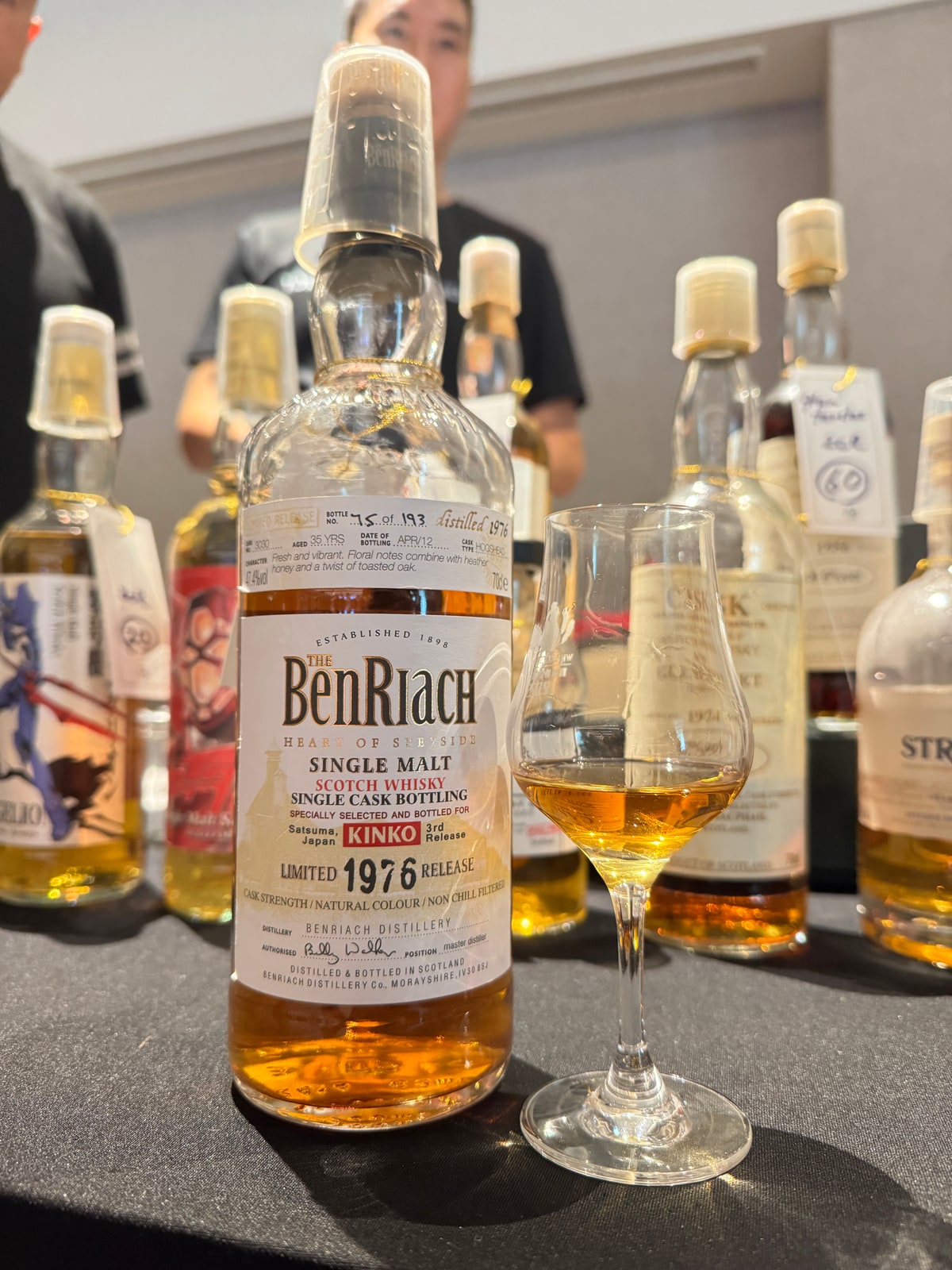 Benriach 1976 2012 35 Years Old 47,4% — bottle label
