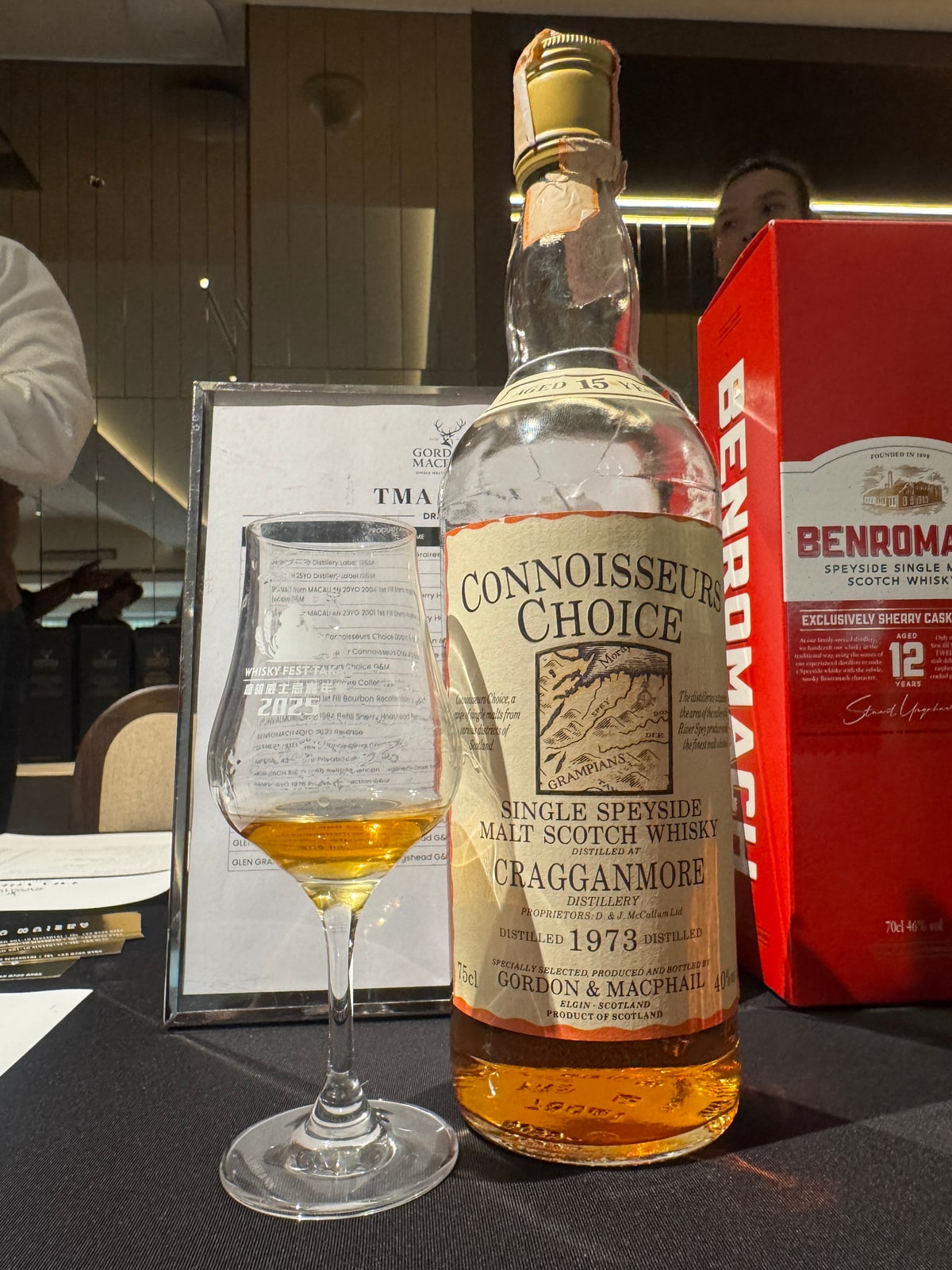 Gordon & Macphail Cragganmore 1973 15 Years Old 40% — bottle label