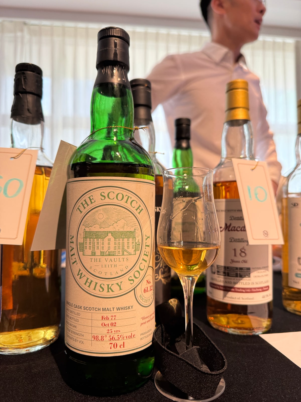 SMWS Brora 'Honey porridge peat and iodine' 61.12 1977 2002 25 Years Old 56,5% — bottle label