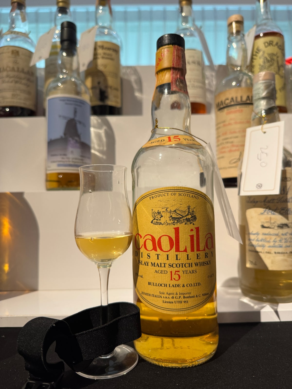 Zenith Import Caol Ila 15 57% — bottle label
