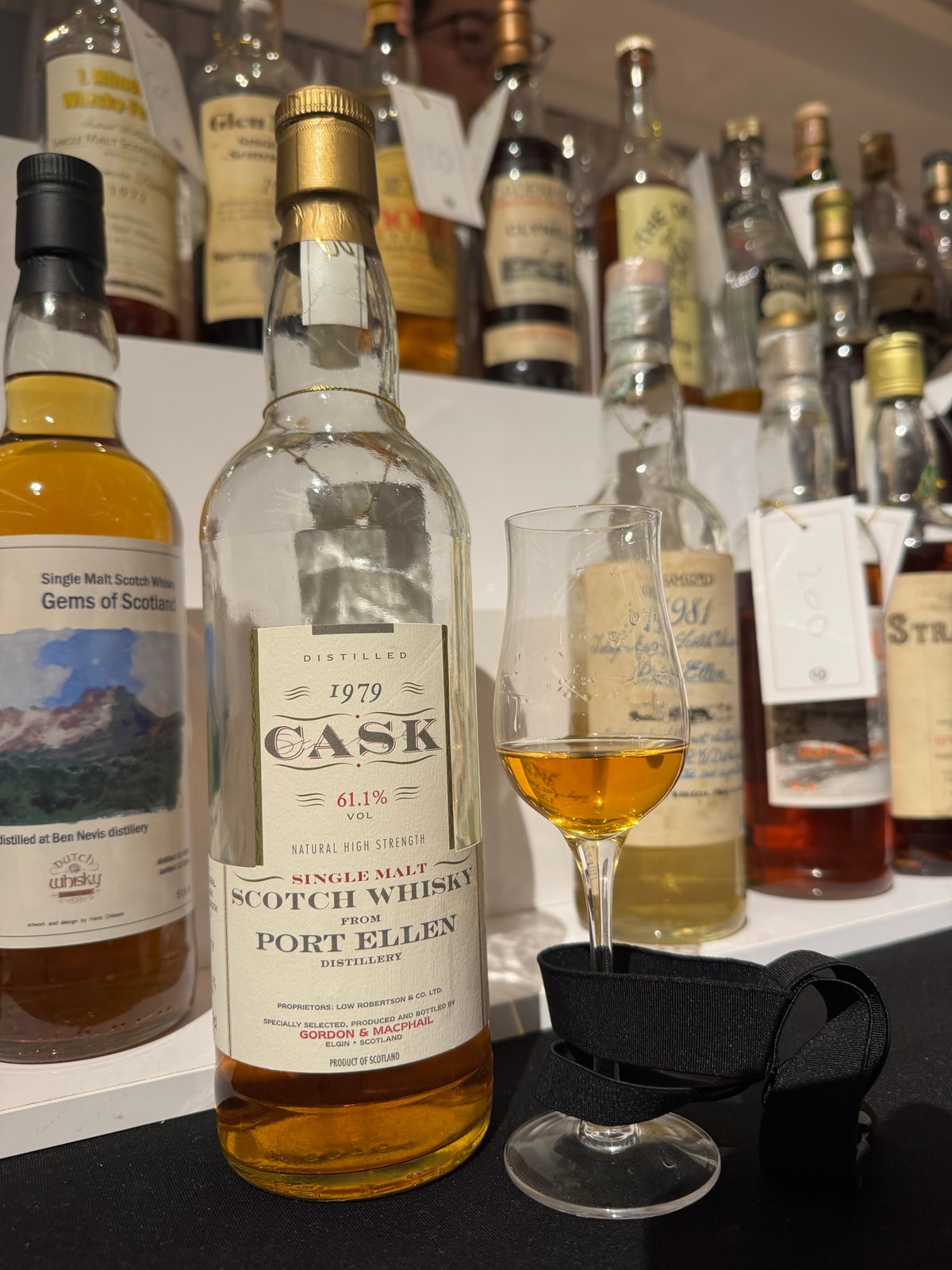 Illustrative image · Client photo: Gordon & MacPhail Port Ellen 1979, 61.1%. Illustrative; the stated age, bottling year and casks are not visible.