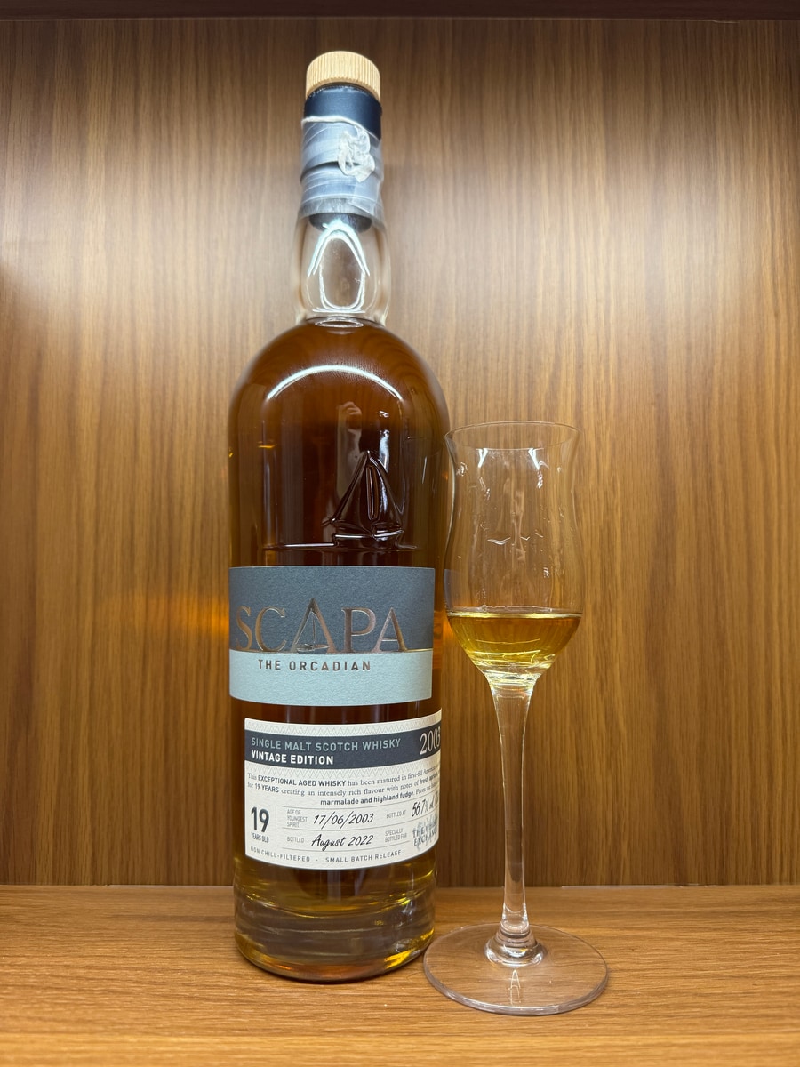 Client photo: Scapa 2003/2022, 19/56.7%, with glass.