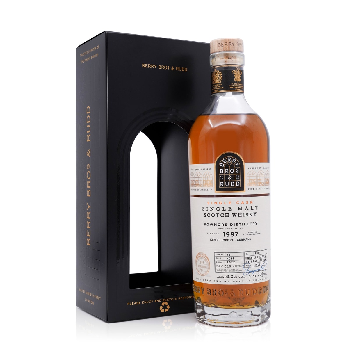 Maltism: BBR Bowmore 1997/2022, 53.2%, c79 bottle and box.