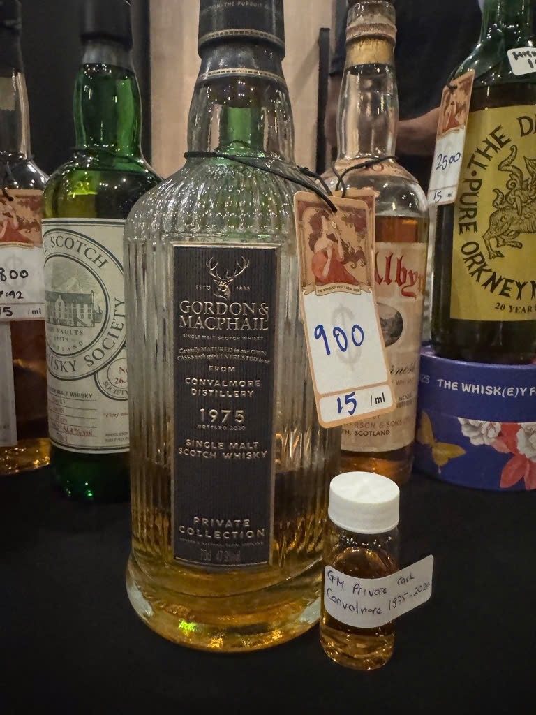 Client photo: Gordon & Macphail Private Collection Convalmore 1975; bottle view.