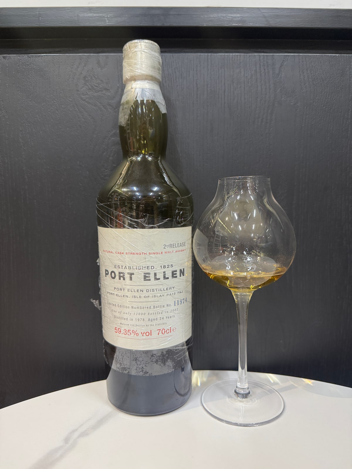Port Ellen 2nd Annual Release 1978 2002 24 Years Old 59,35% — bottle label