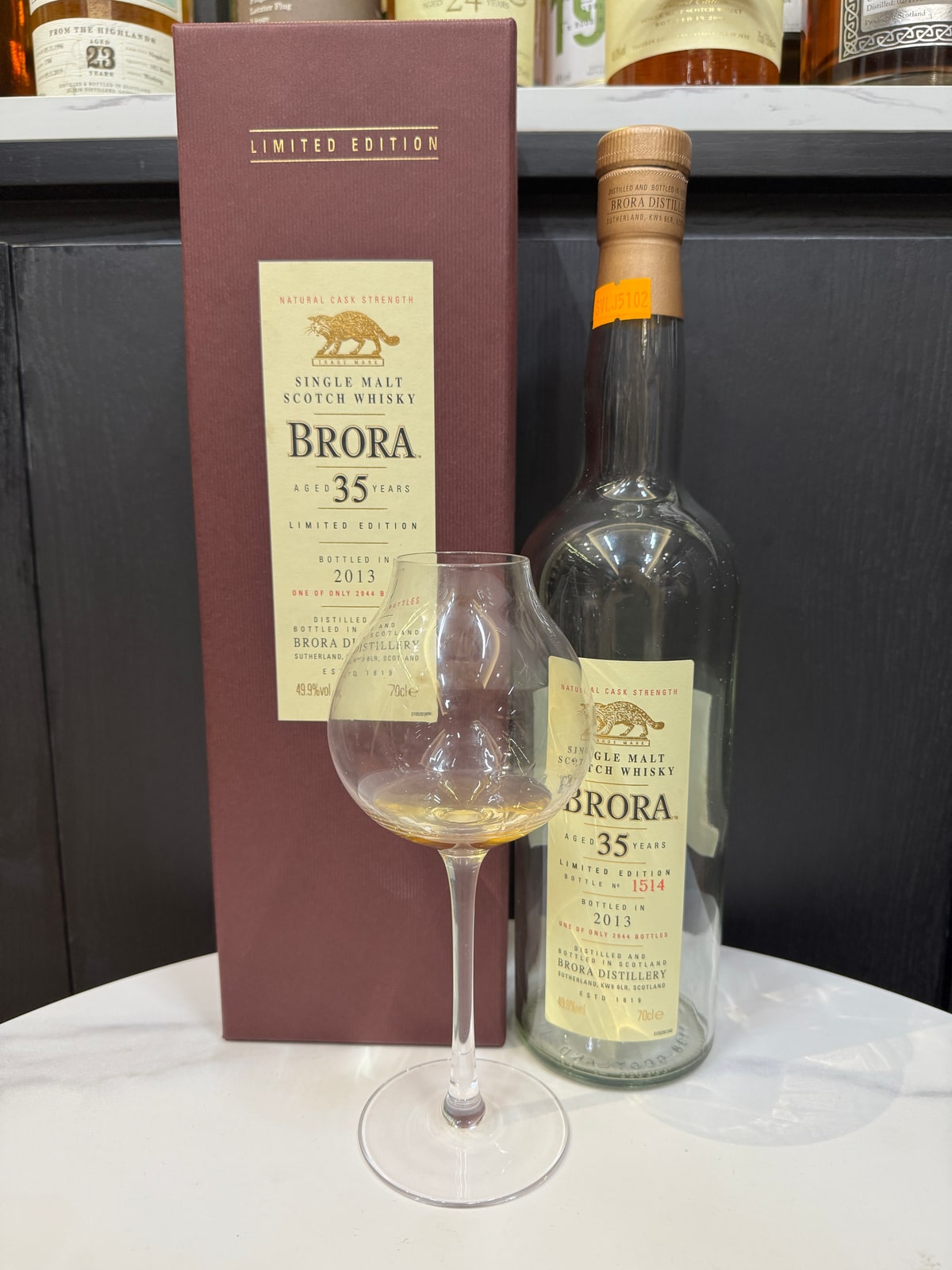 Illustrative image · Illustrative bottle photo: Brora limited edition. Representative of the reviewed product line; the exact reviewed release is not confirmed by this image.