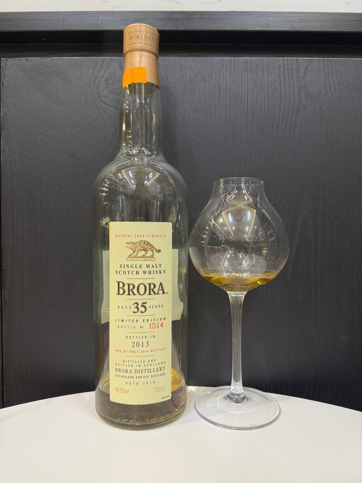 Client-supplied bottle photo of Brora 1977 2013 35 Years Old 49,9%