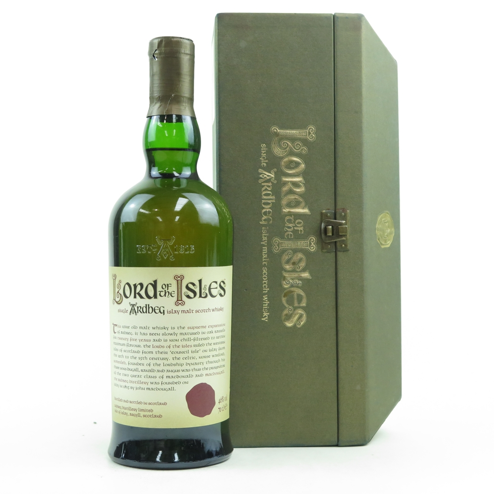 Illustrative image · Illustrative bottle photo: Ardbeg Lord of the Isles. Representative of the reviewed product line; the exact reviewed release is not confirmed by this image. Source: Malt Runners / zSolaris.