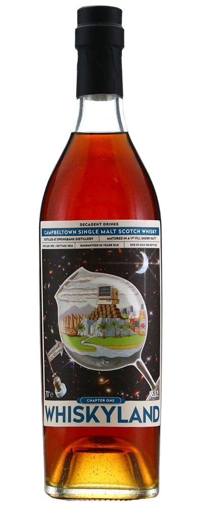 Illustrative image · Illustrative bottle photo: Springbank Whiskyland ChapterOne. Representative of the reviewed product line; the exact reviewed release is not confirmed by this image. Source: WhiskyNotes.